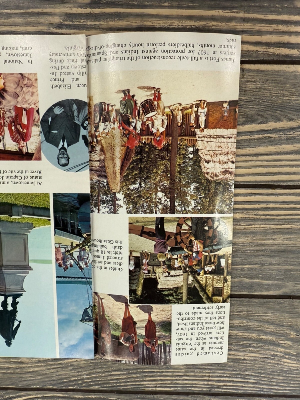 Vintage Jamestown Park Historical Brochure Featuring Attractions & Tours