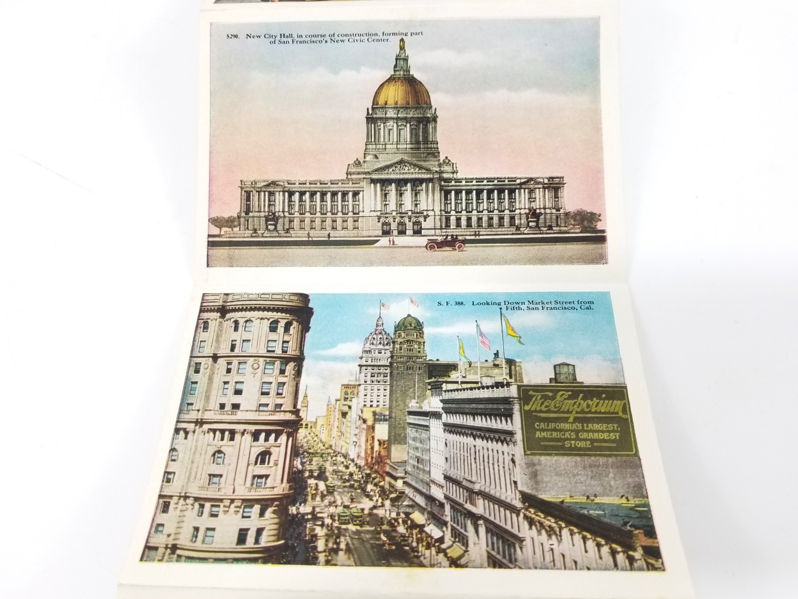 Vintage San Francisco 1900s Post Card Souvenir Folder 1 Cent, Neat Art, Nice