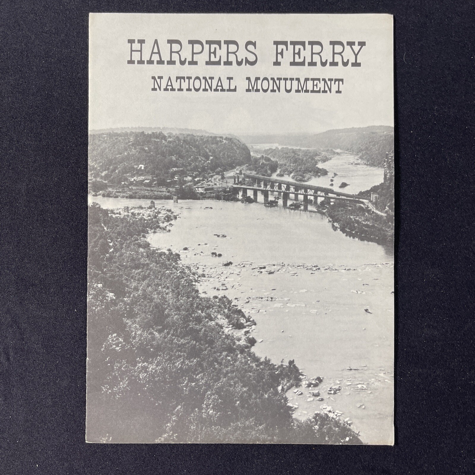 Vintage 1957 Harpers Ferry National Monument Brochure Pamphlet Info booklet