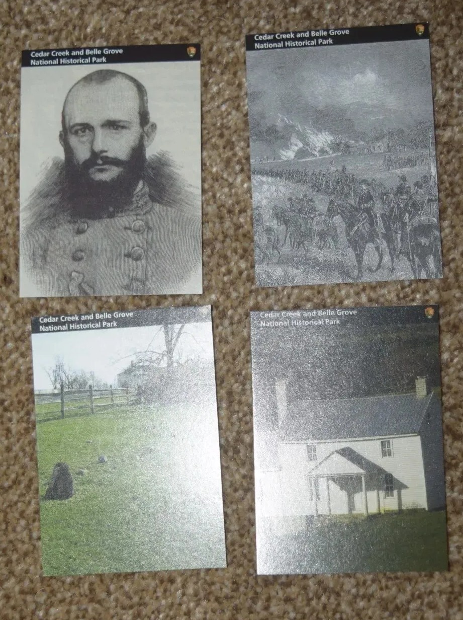 4 NPS CEDAR CEDAR CREEK & BELLE GROVE NTL HISTORIC SITE, “Gen. Ramseur,” CARDS