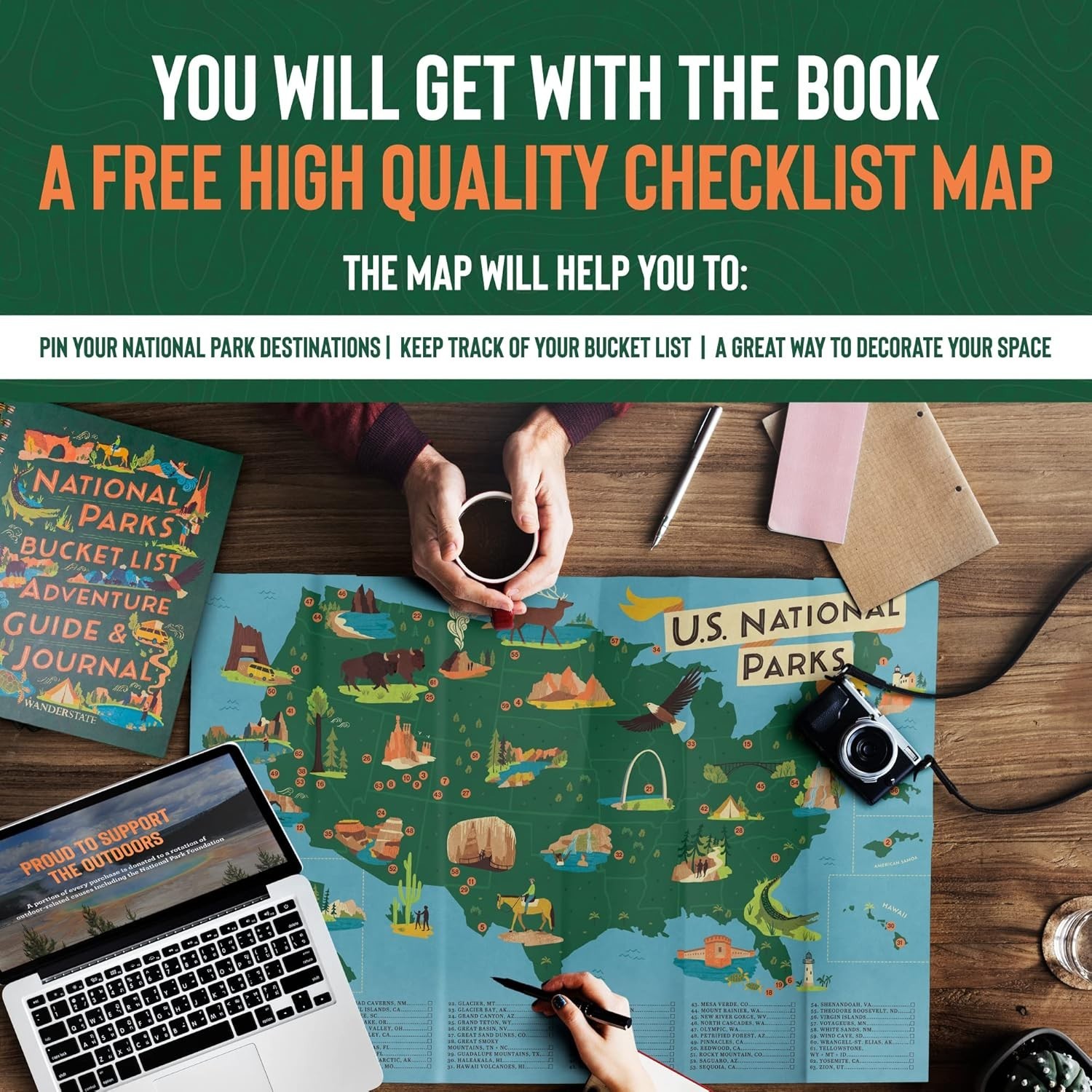 National Parks Bucket List Planner & Journal