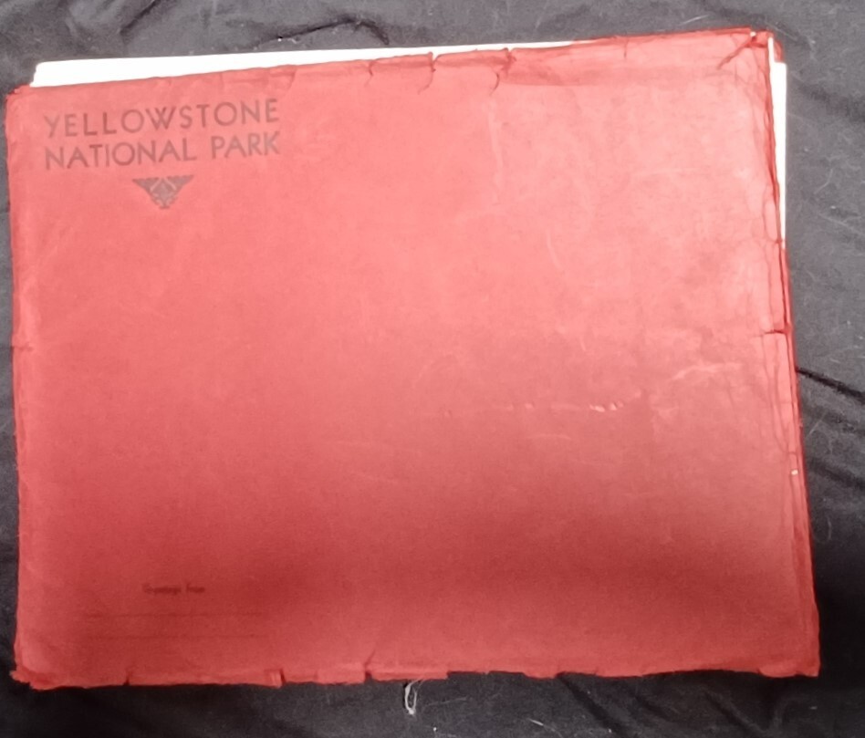 Vintage 1920s Haynes Souvenir Yellowstone National Park Folios Colored Prints