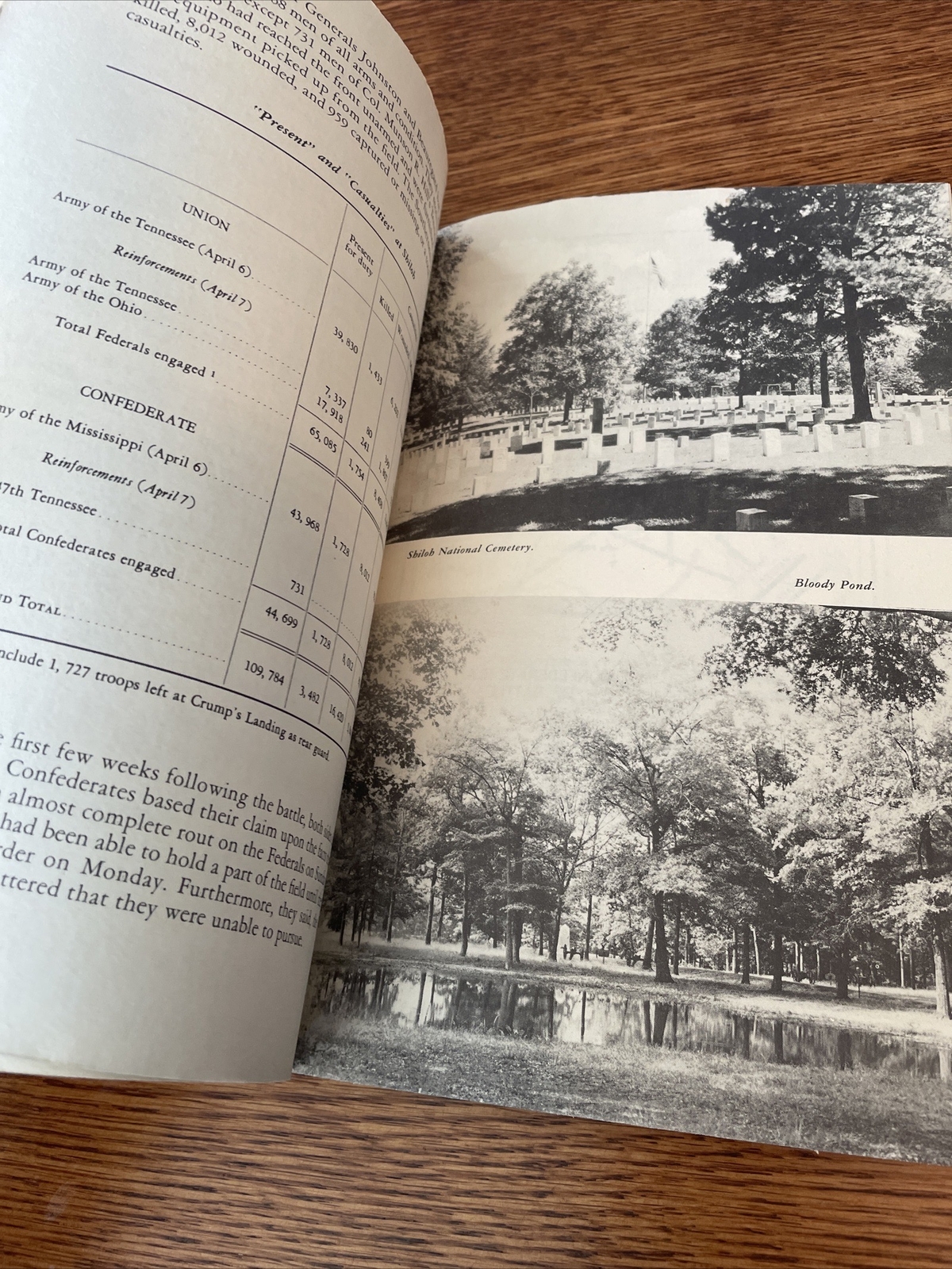 Shiloh National Military Park Tennessee Booklet Albert Dillahunty 1955