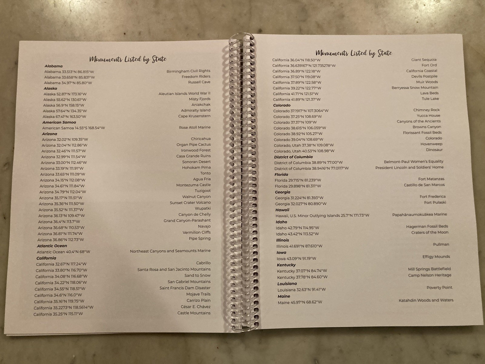 National Parks Adventure Book Spiral Bound 2023 By My Nature Book Adventures LLC