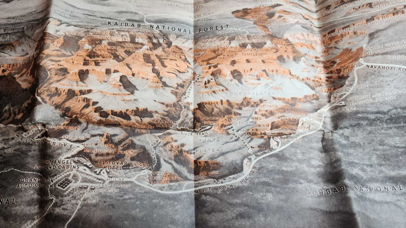 STORY OF THE GRAND CANYON OF ARIZONA Book BY FRED HARVEY 1921 Book & Poster