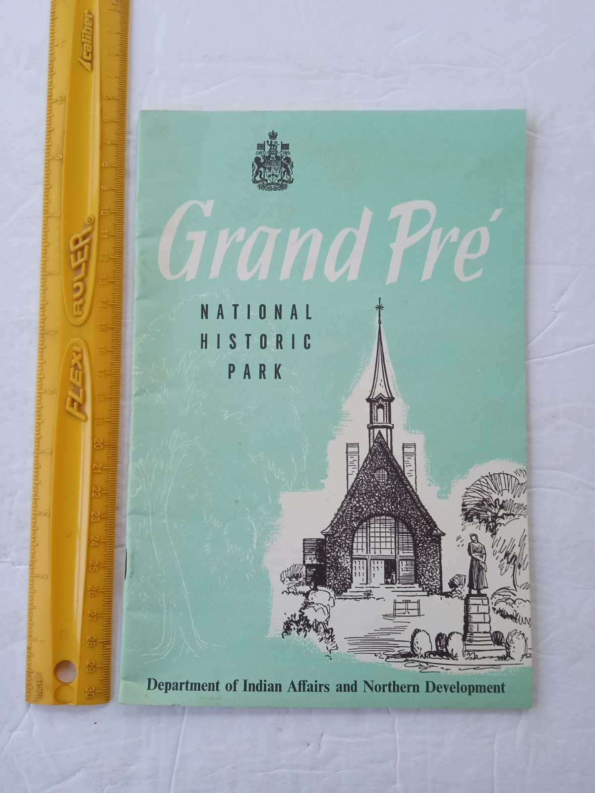 GRAND PRE National Historic Park Nova Scotia Canada Booklet w/ Map 1969
