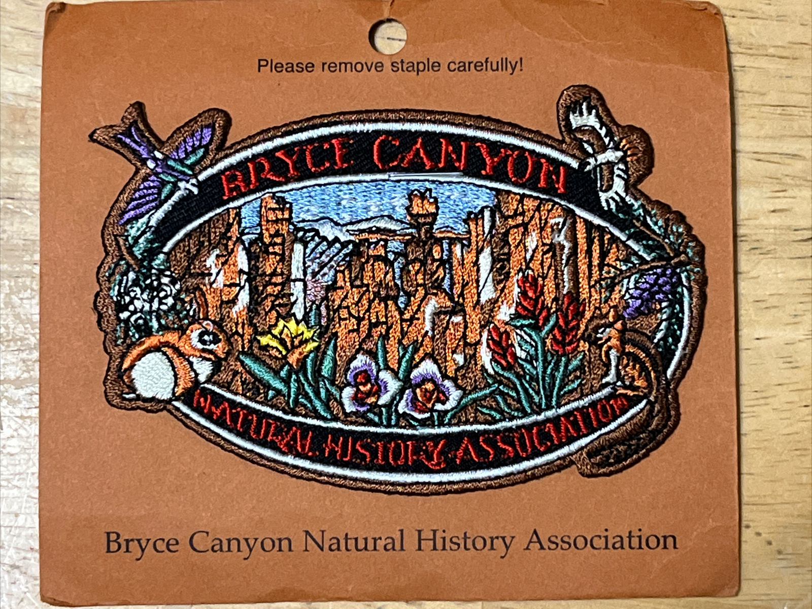 Vintage Bryce Canyon Natural History Association Patch