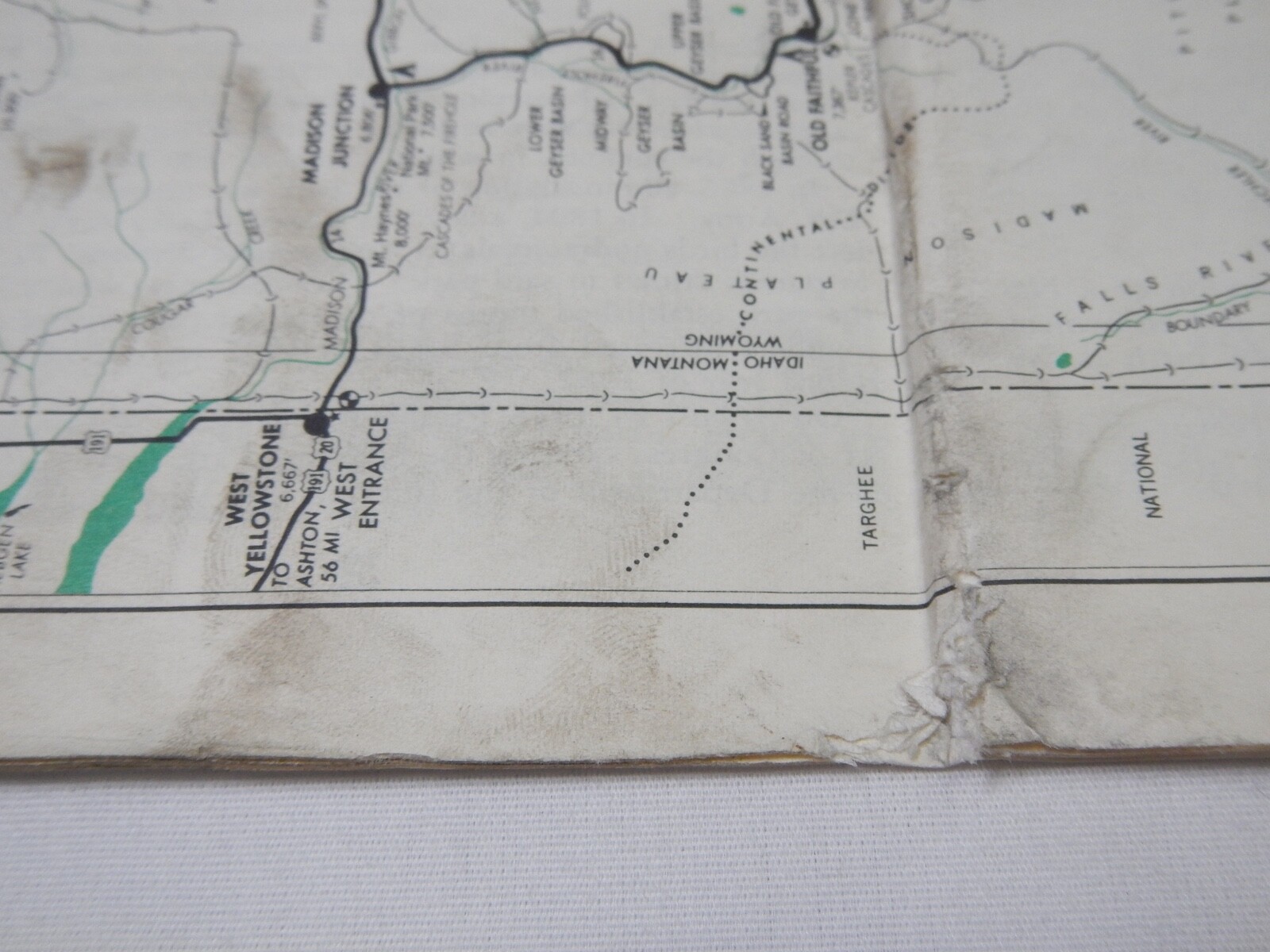 Vintage Yellowstone Maps, Brochures, Guides, Postcard, Reward Notice