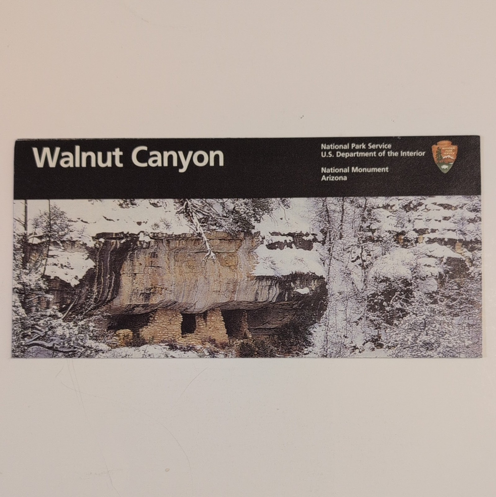 Walnut Canyon National Park Service NPS Unigrid Brochure GPO 2006 Reprint 2006