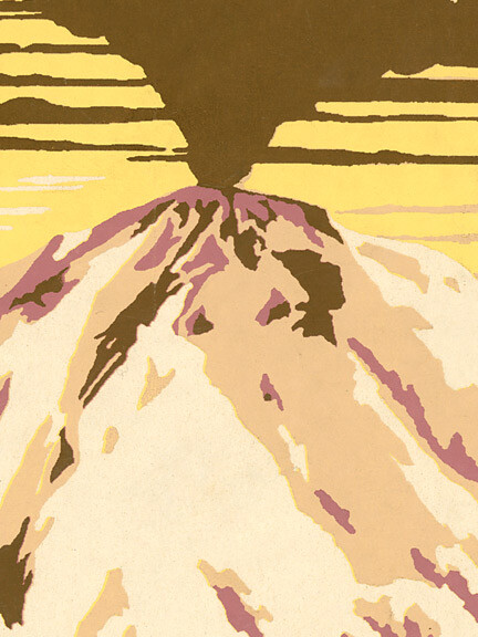 1938 WPA Ranger Naturalist Travel Poster Lassen Volcanic National Park – 18×24