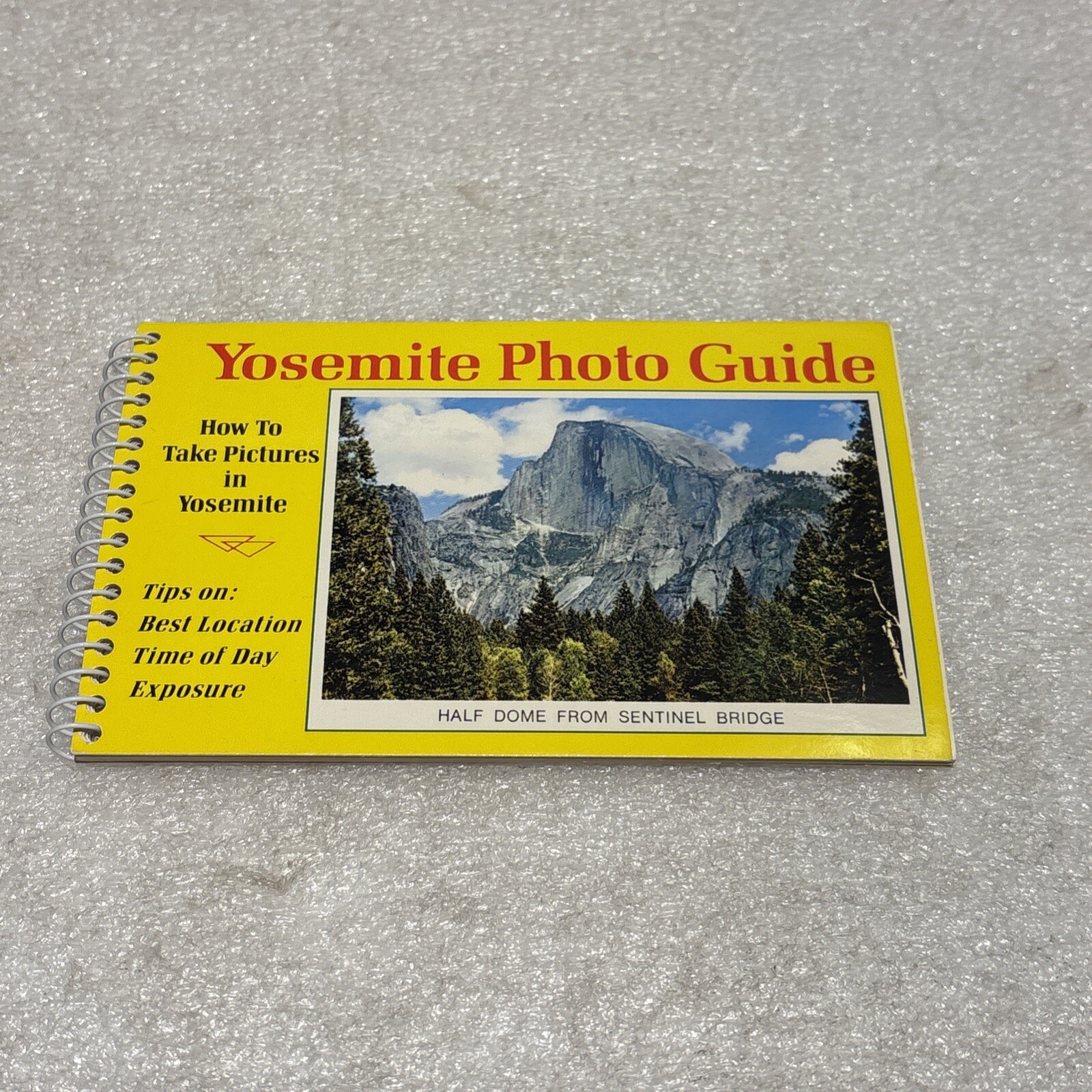 Vintage 1950’s Yosemite Spiral Picture Photo Guide Souvenir Photography Settings