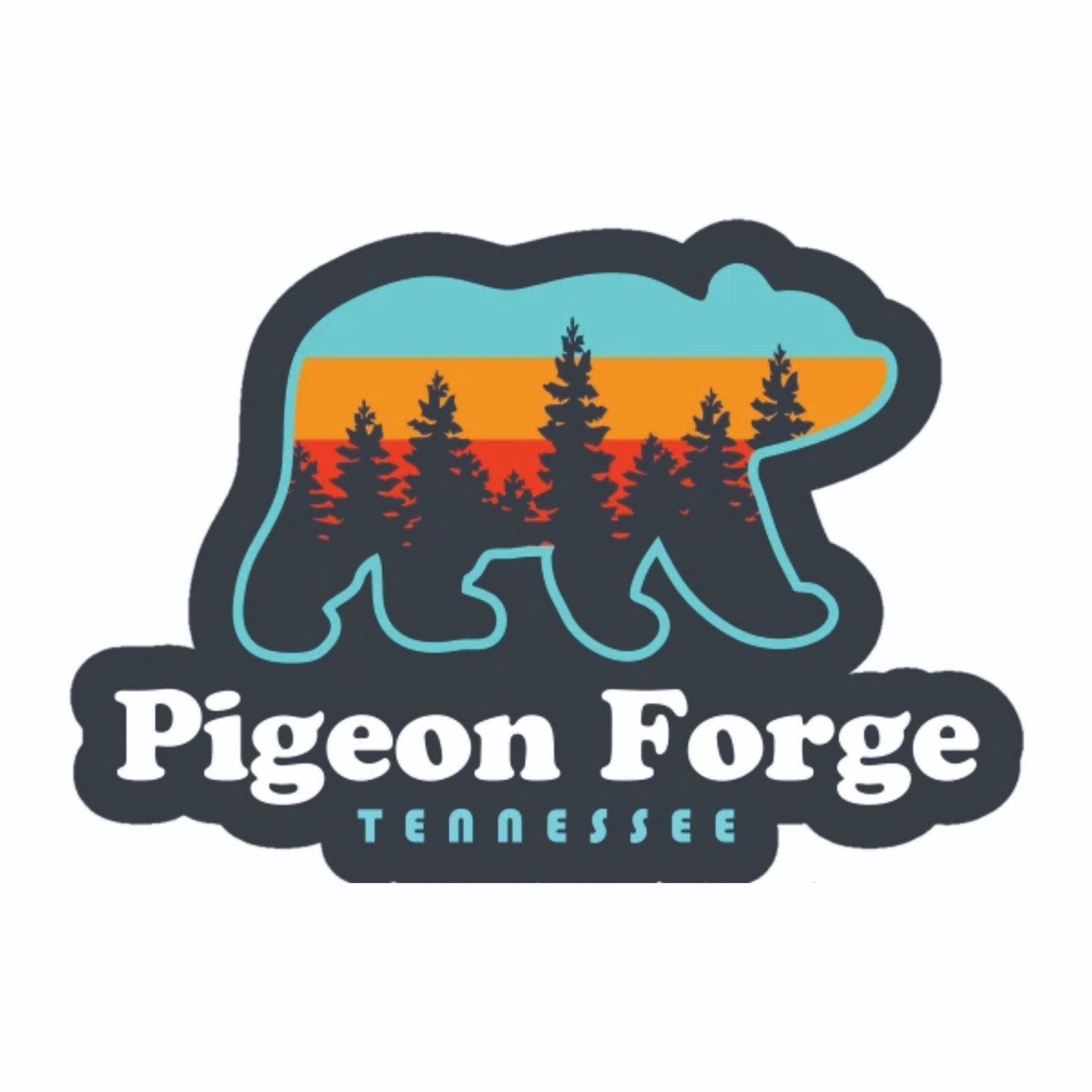 Pigeon Forge Tennessee Sticker Decal Bumper Sticker