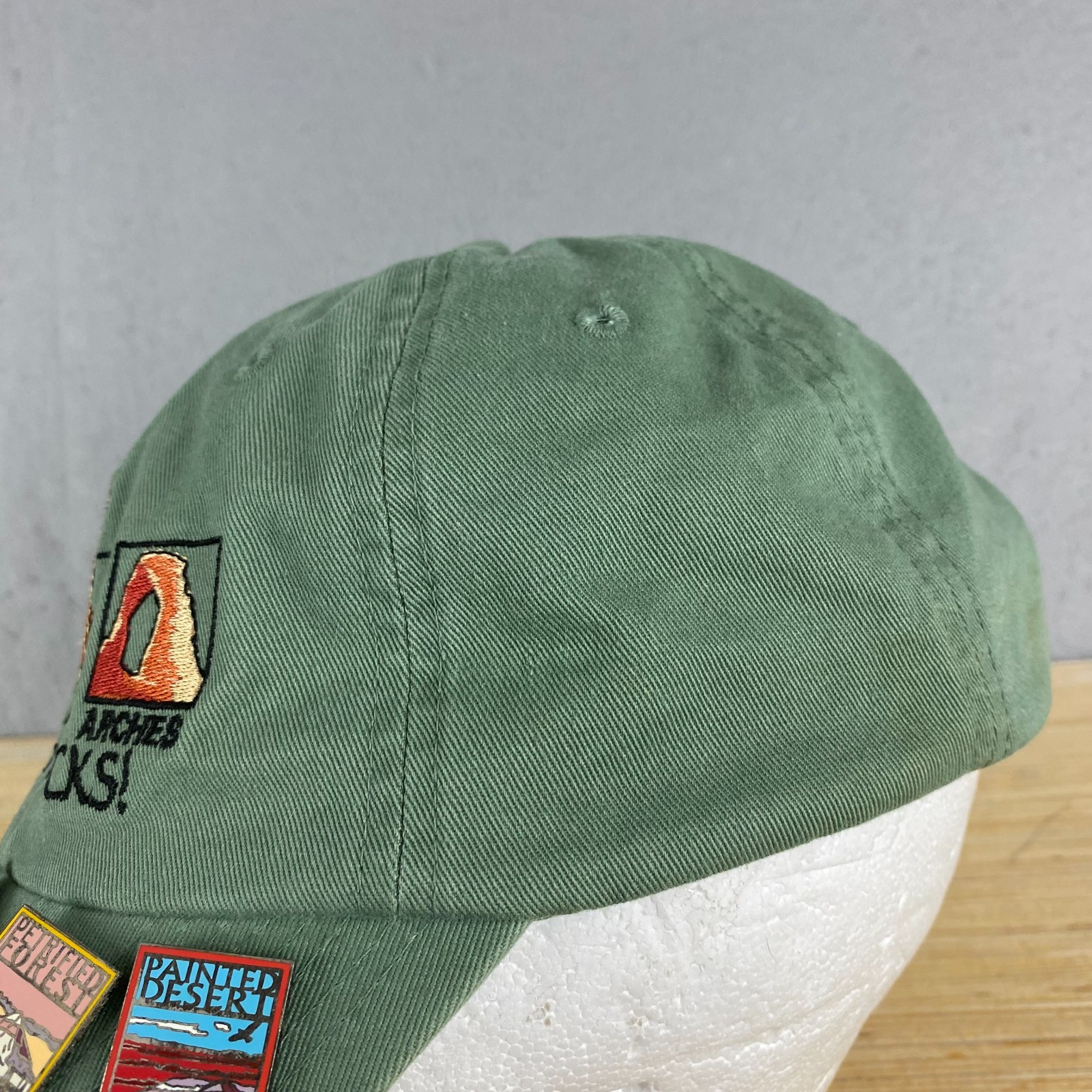 National Park Memorabilia 8 pin Lot utah hat cap adjustable Painted desert