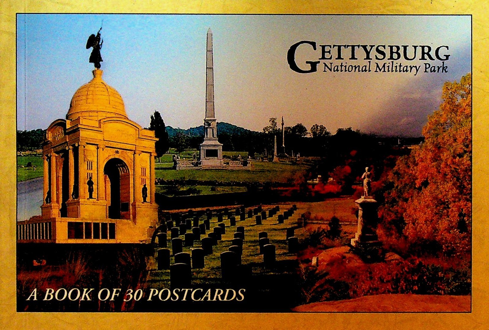 Gettysburg National Military Park Book of 30 Postcards SC