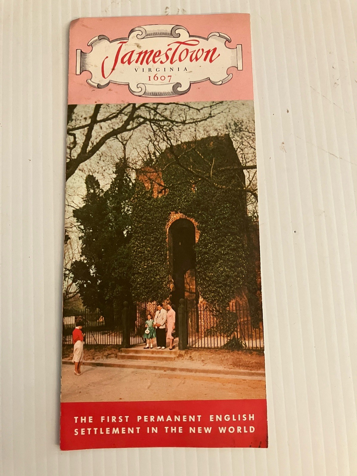 Vintage Jamestown Park Historical Brochure