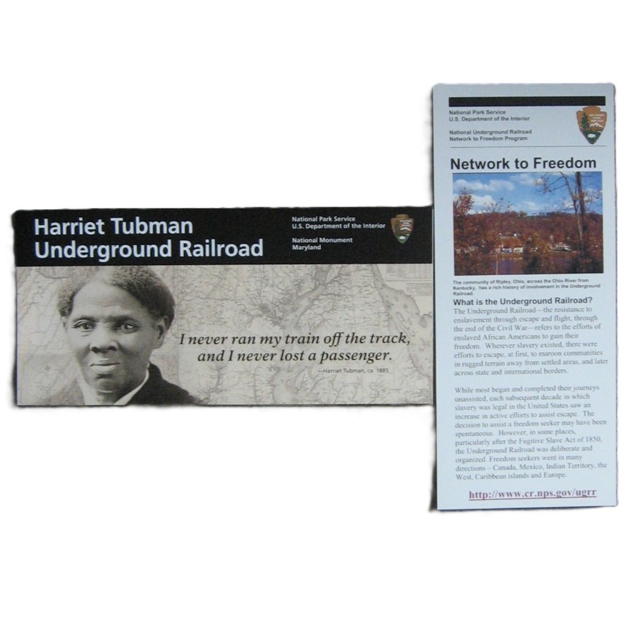 Harriet Tubman Underground Railroad Brochure NPS Brochure Network to Freedom