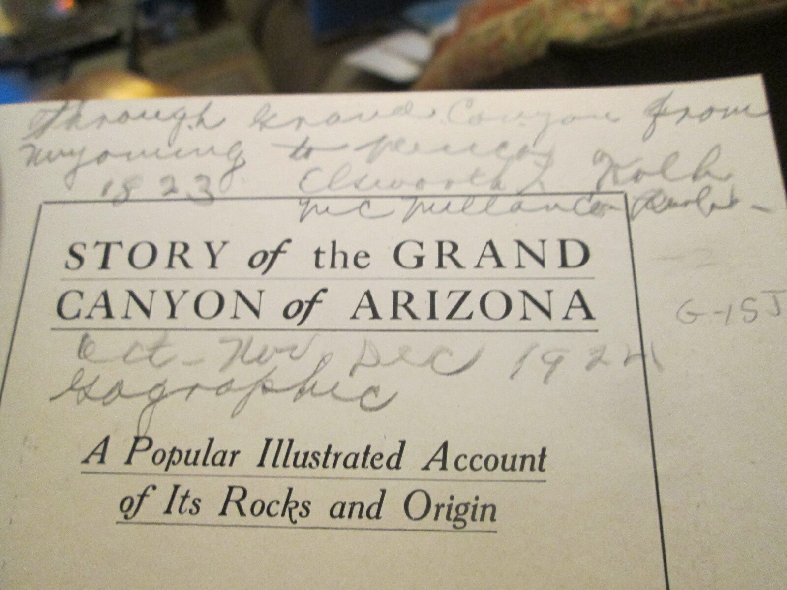 STORY OF THE GRAND CANYON OF ARIZONA Book BY FRED HARVEY 9th Ed 1926 w/ Maps