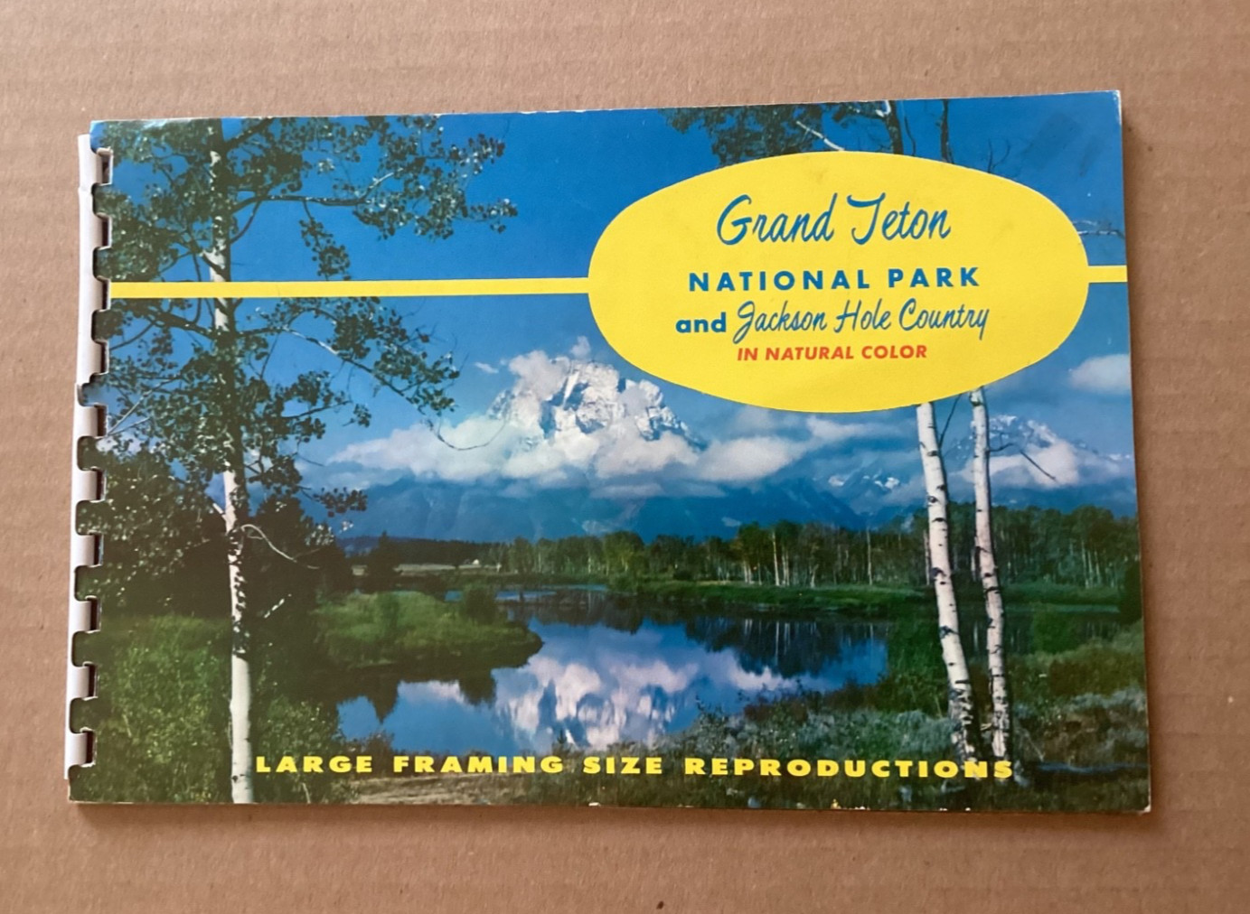 Grand Teton National Park & Jackson Hole Country Photo Booklet. Vintage 1967
