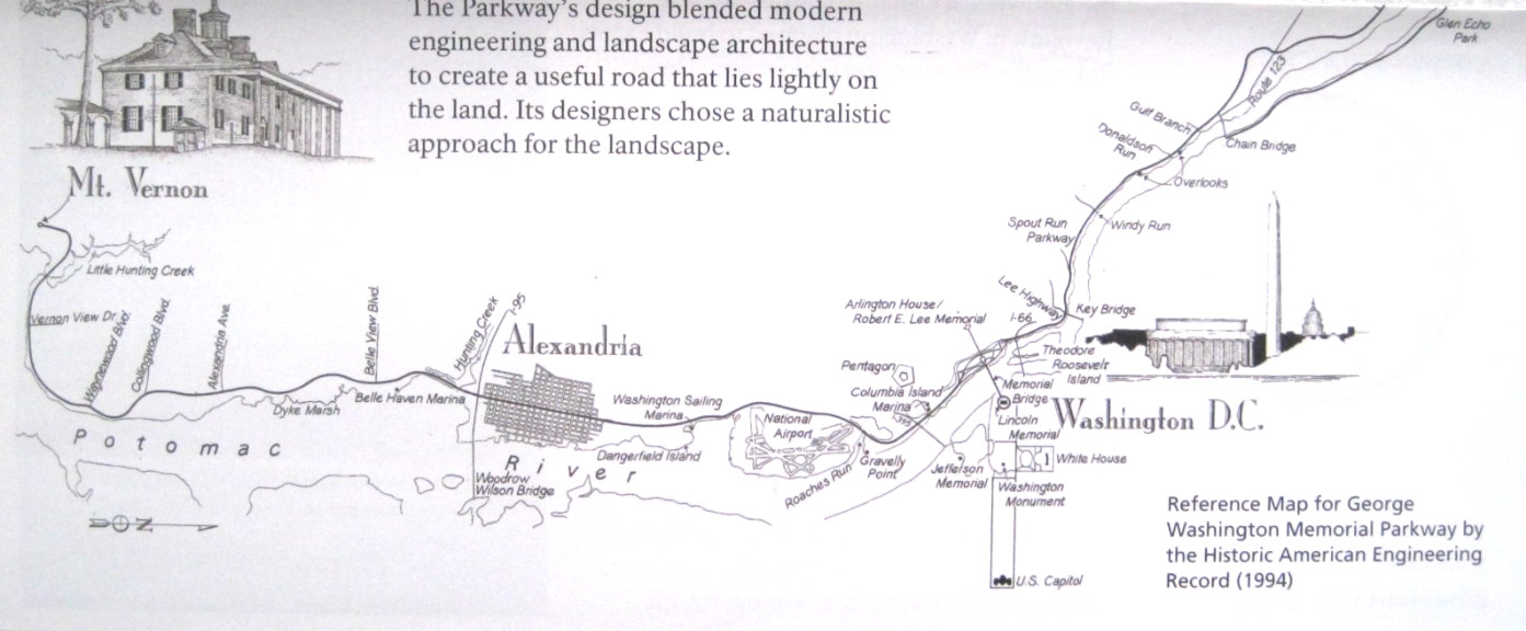 George Washington Parkway Journey Through History & Design Park Service Unigrid