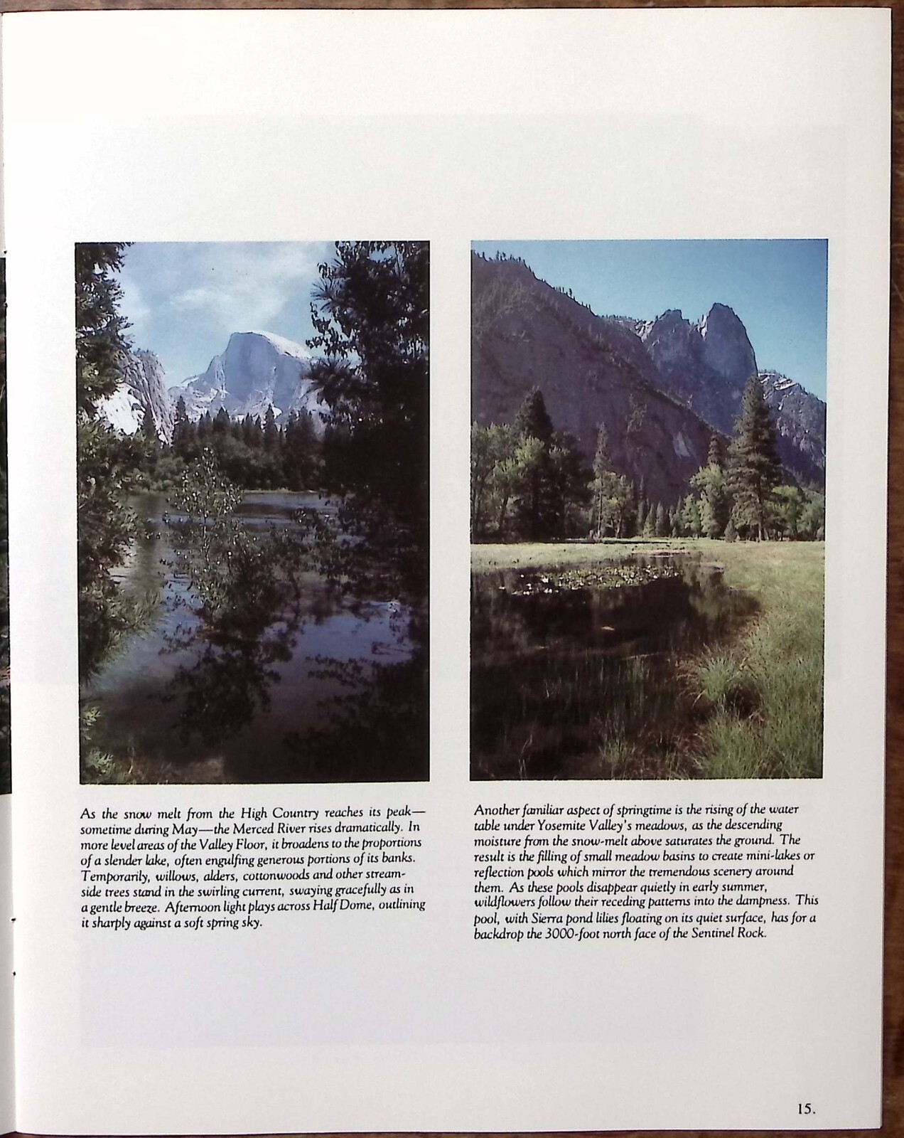 1978 THE FOUR SESONS OF YOSEMITE DANA MORGENSON 40 PAGES PHOTOGRAPHS EXC B926