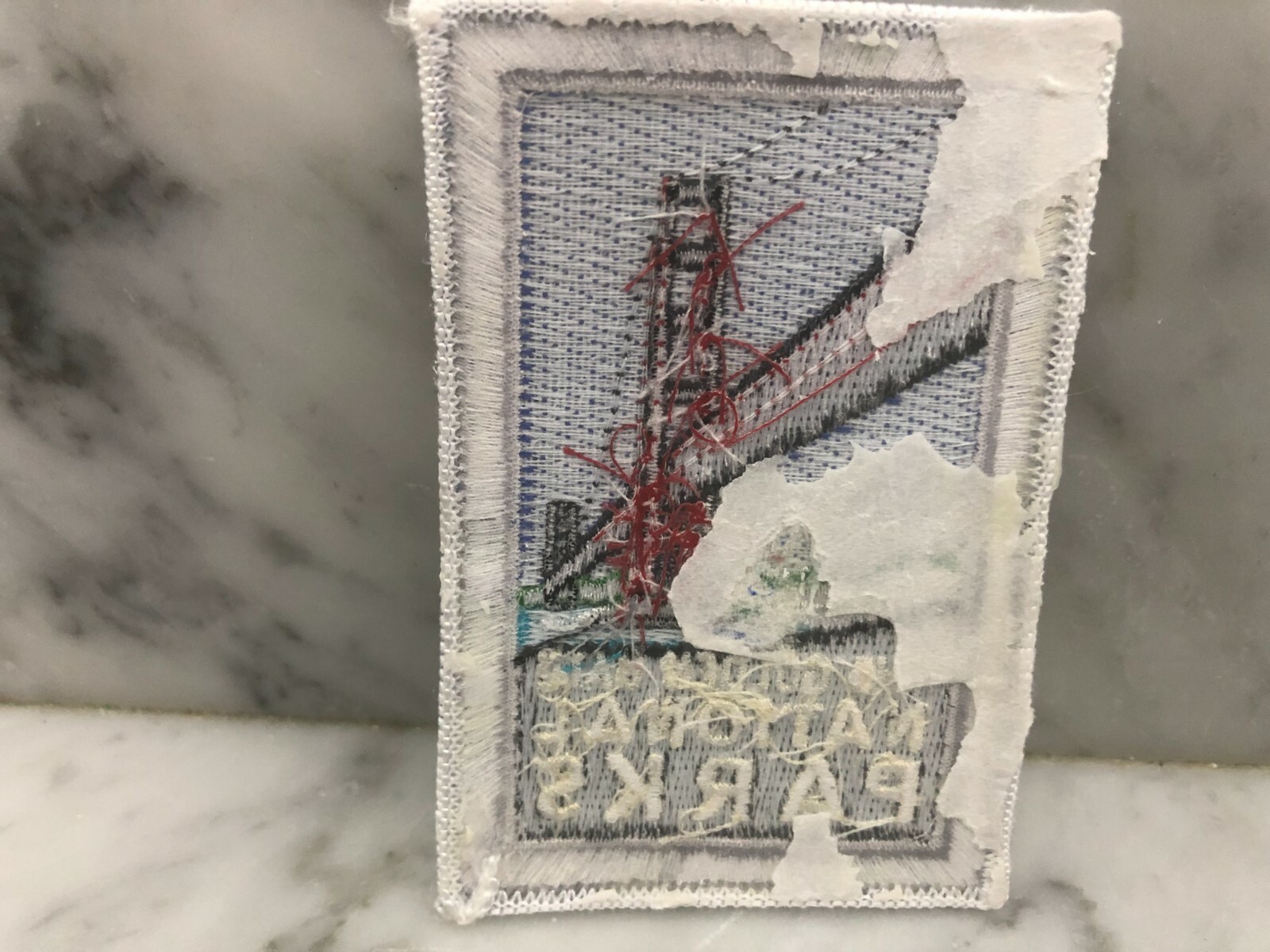 California THE GOLDEN GATE NATIONAL PARKS Patch (Golden Gate Bridge 3,5″ X 3″ A2