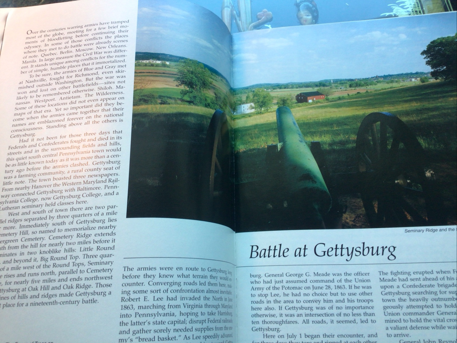 Gettysburg Souvenir Book Vintage 48 Pages 12 X 9. The Story Behind The Scenery