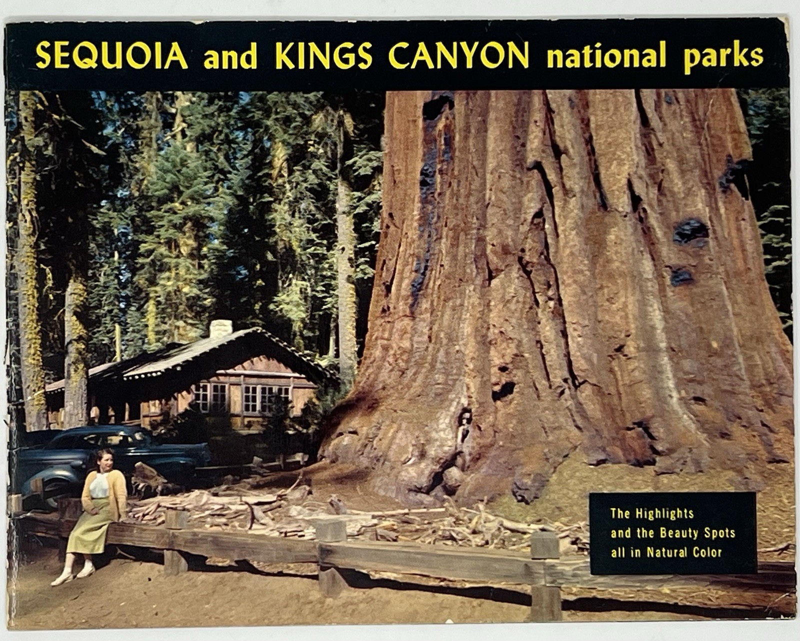 Vintage 1970s SEQUOIA And KINGS CANTON National Parks Booklet 9 x 7