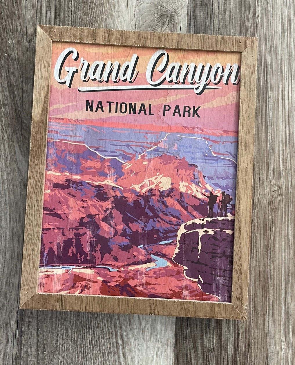 NATIONAL PARKS WALL ART – GRAND CANYON NATIONAL PARK used