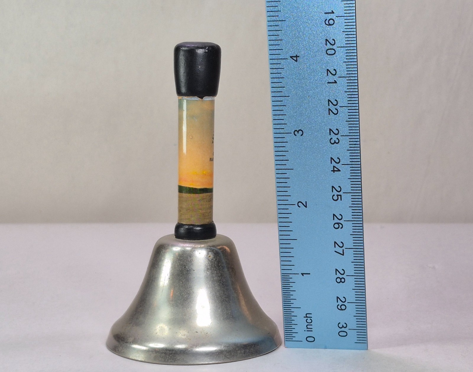 Vintage 1950s Yellowstone National Park Metal Bell Souvenir 4-3/8″ Tall