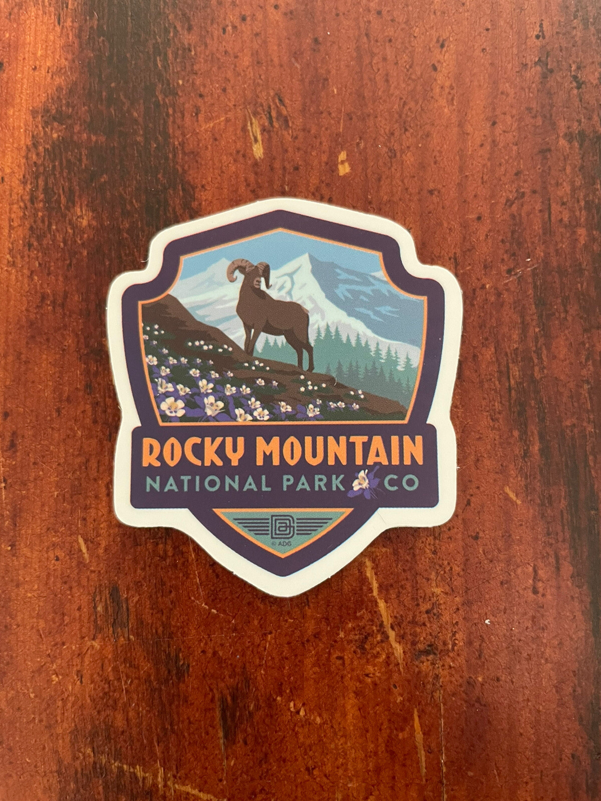 Rocky Mountain National Park Colorado Outdoor Wilderness Sticker Decal