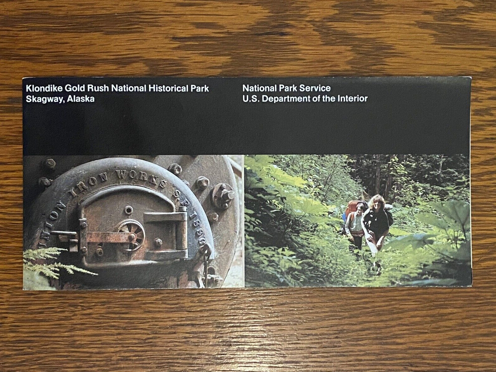 Klondike Gold Rush National Park Official Map & Guide Centennial Sticker Unigrid