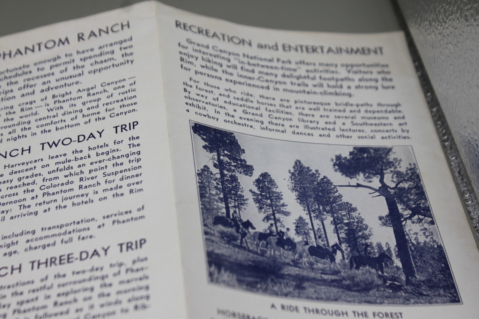Grand Canyon National Park Travel Brochure EL Tovar Hotel
