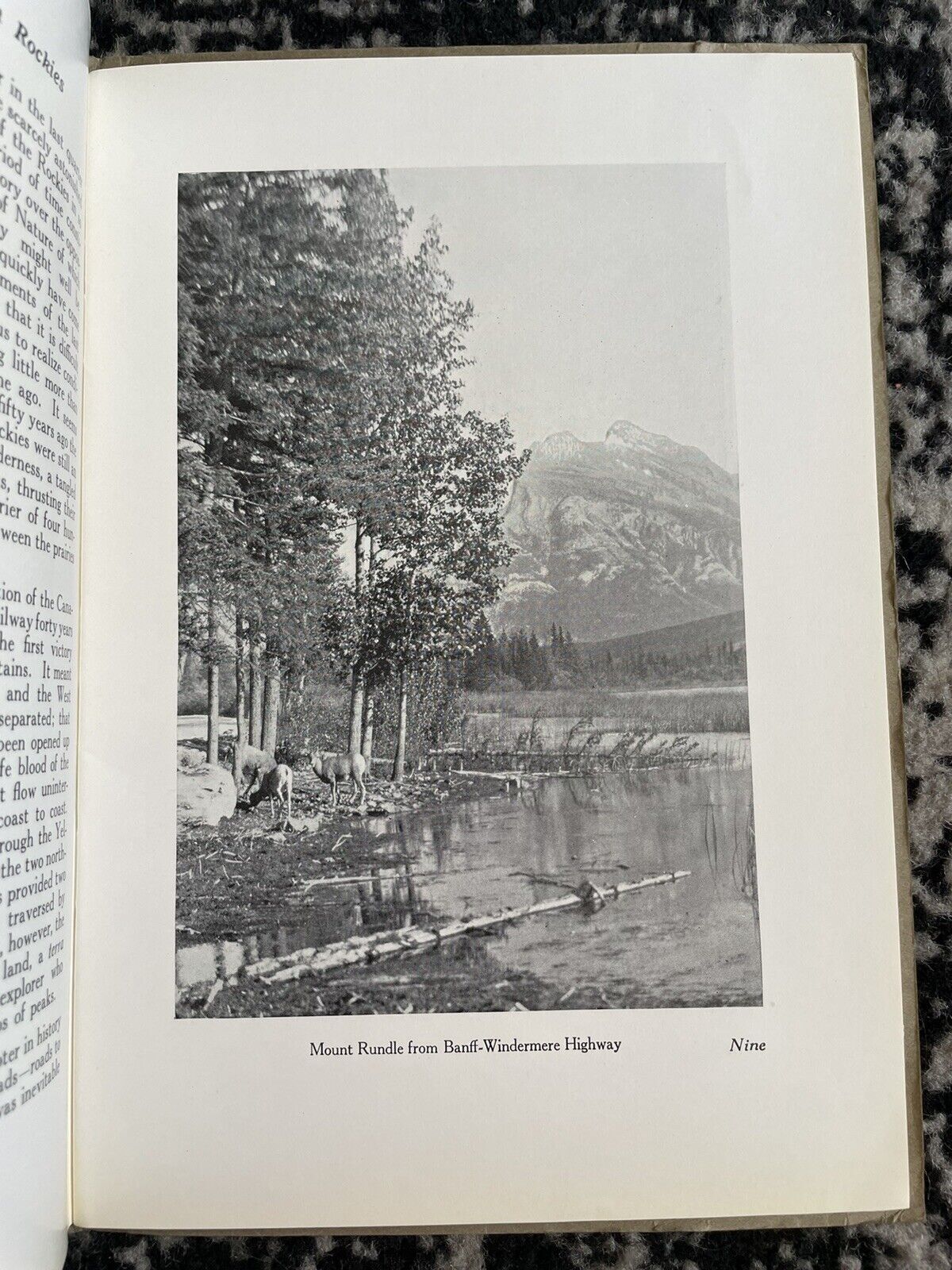 Antique 1930 Kootenay National Park Travel Guide Book Banff Canada M