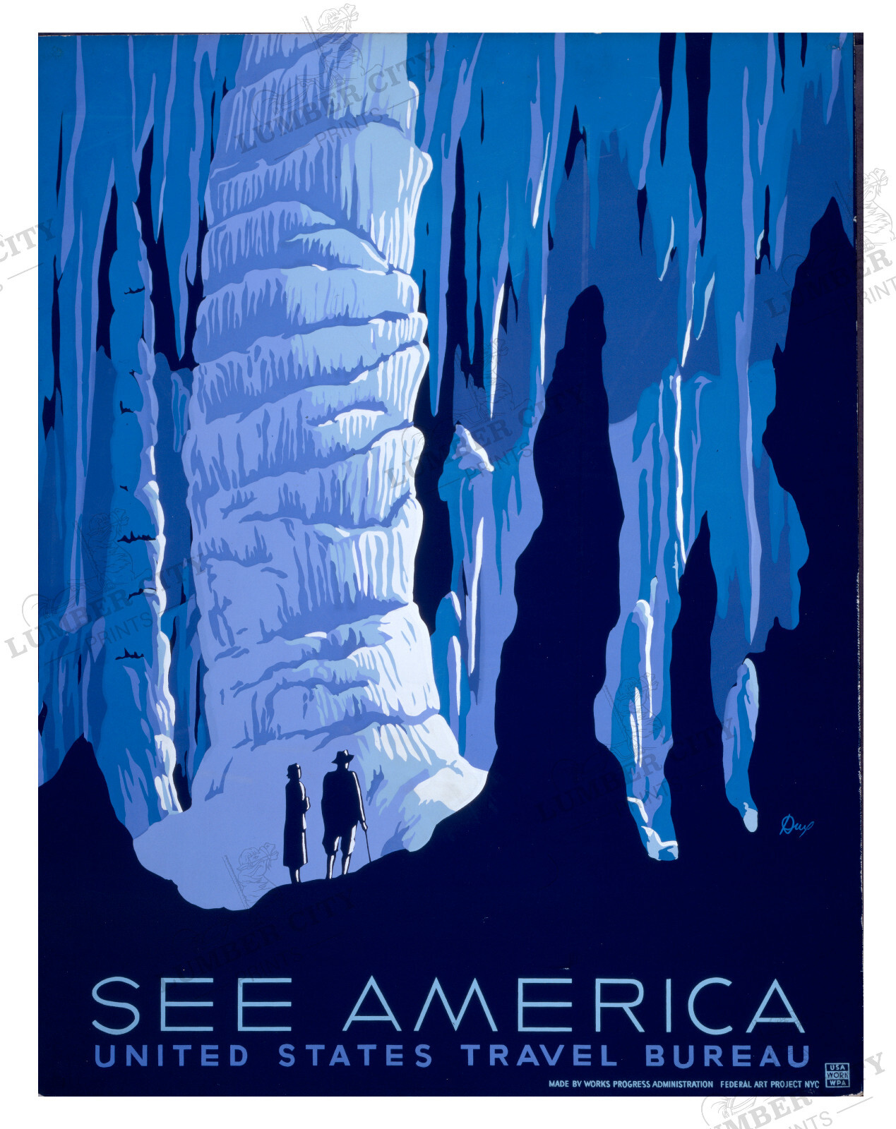 SET of FIVE US Travel Bureau Montana National Park Travel Posters 1936 – 8.5×11