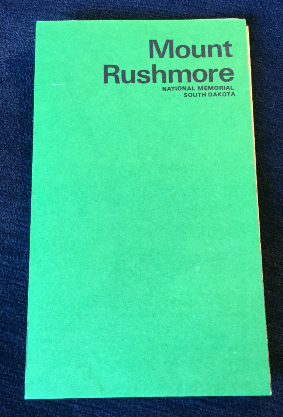 1975 Mount Rushmore Travel Brochure