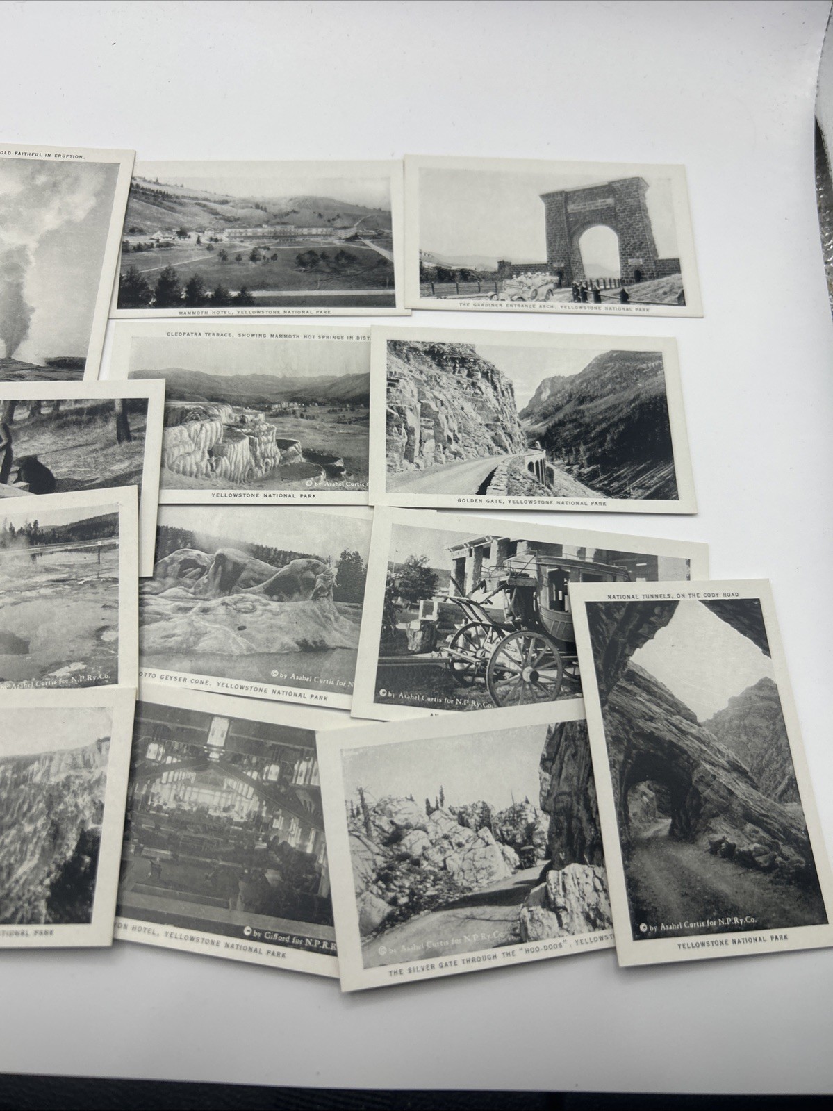 Souvenir Views 1920s pictures 20 Mini YELLOWSTONE National Park