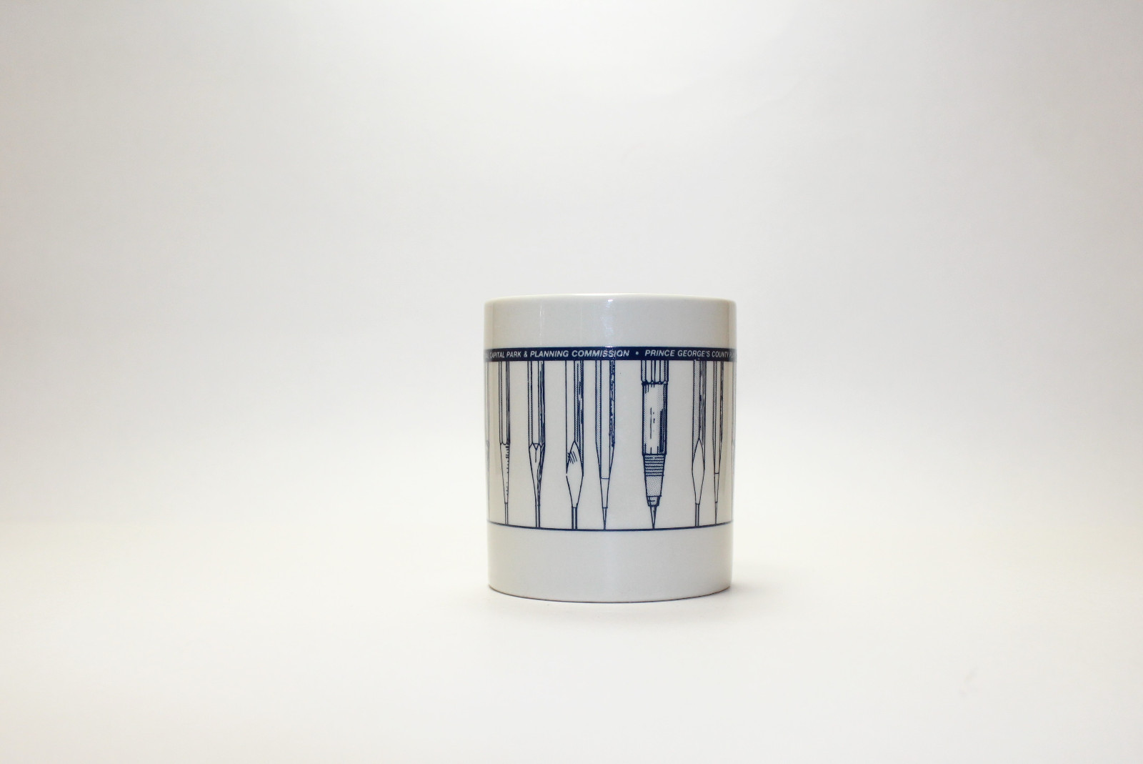 National Park Capital Park & Planning Commission Pencil Design Coffee Mug MD