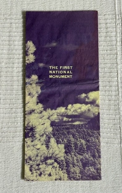 Devils Tower National Monument 1963 Brochure Wyoming Park Service NPS Vintage