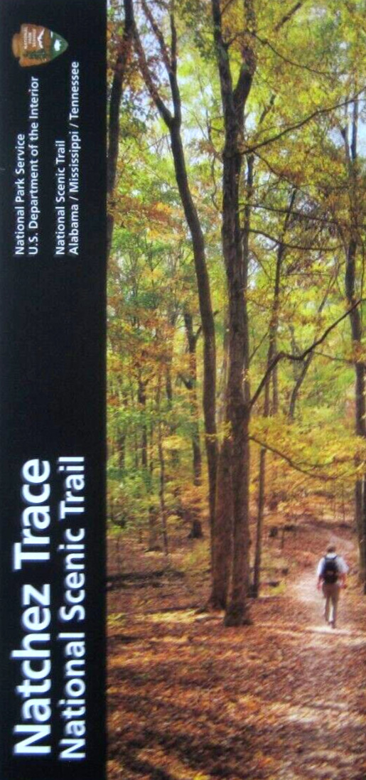 Natchez Trace National Scenic Trail National Park Service Unigrid Brochure Map
