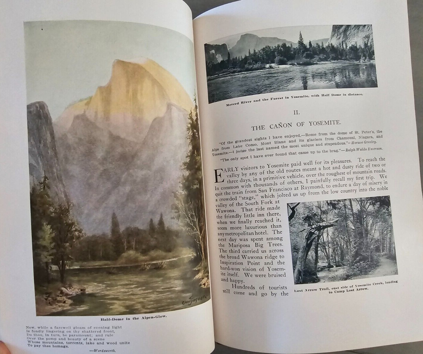 Yosemite & it’s High Sierra, Written by John H. Williams, 1914, Nice!