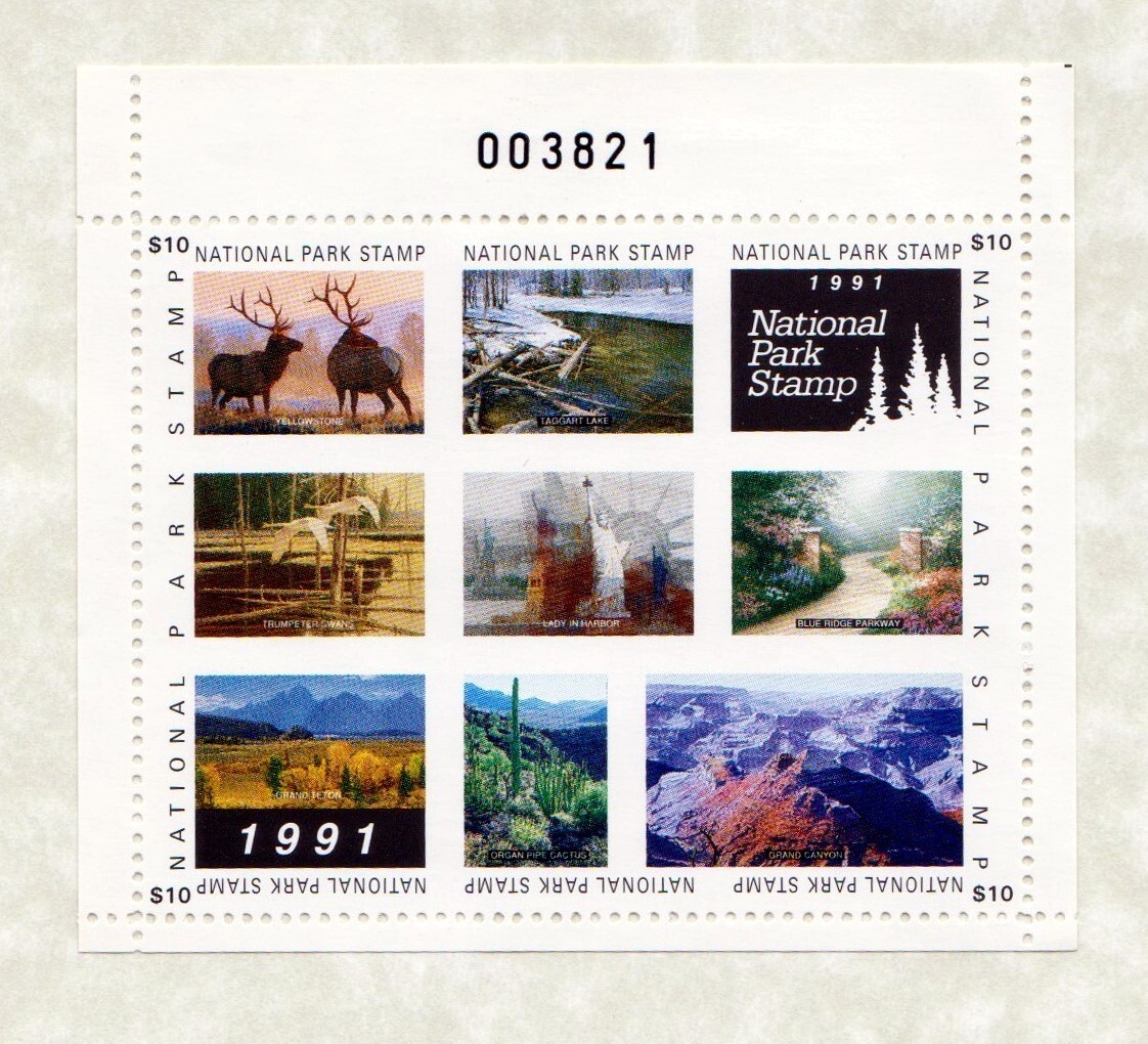 1991 NATIONAL PARK STAMP