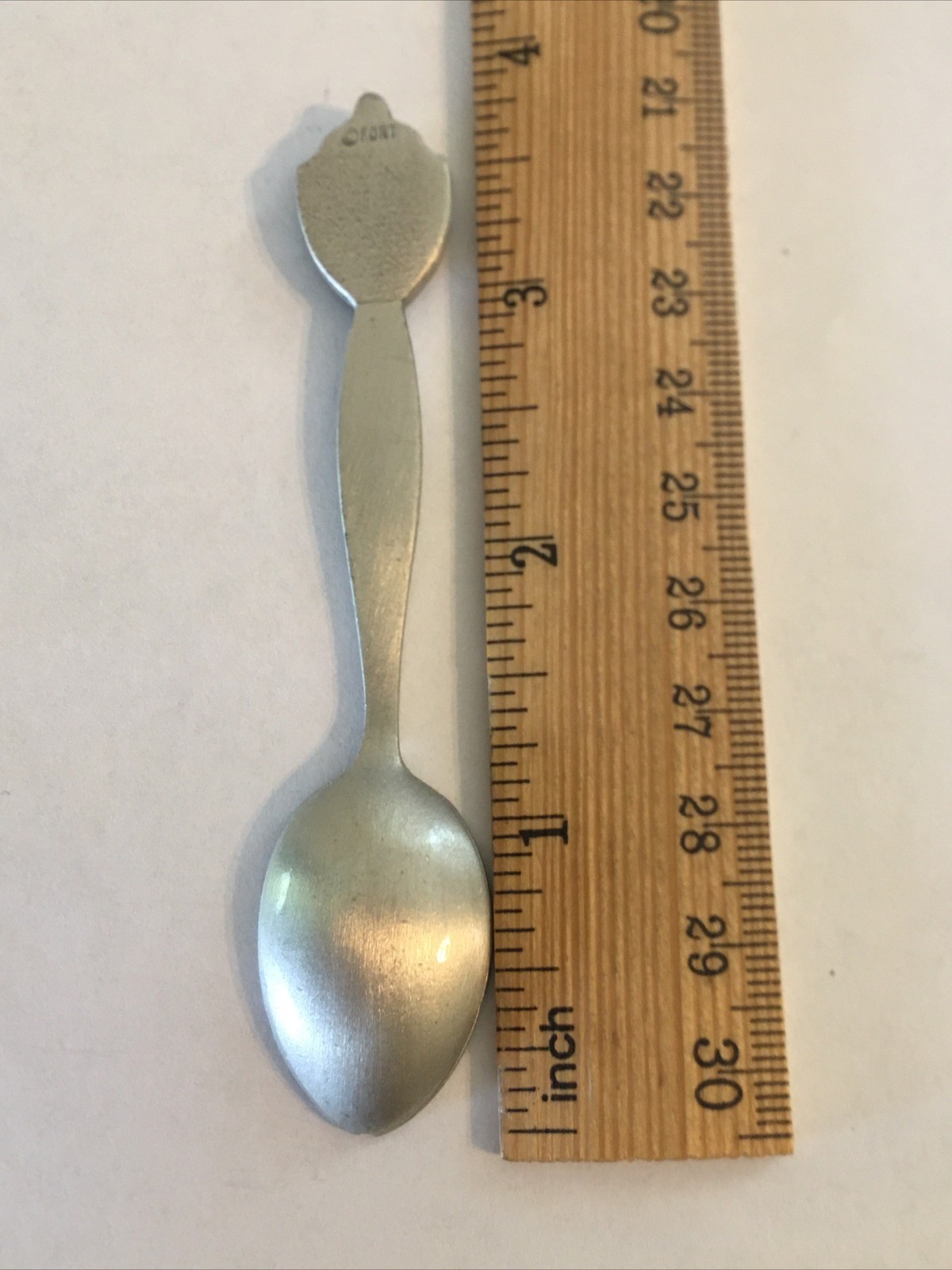 Mount Rainier National Park Pewter Vintage Souvenir Spoon Collectible