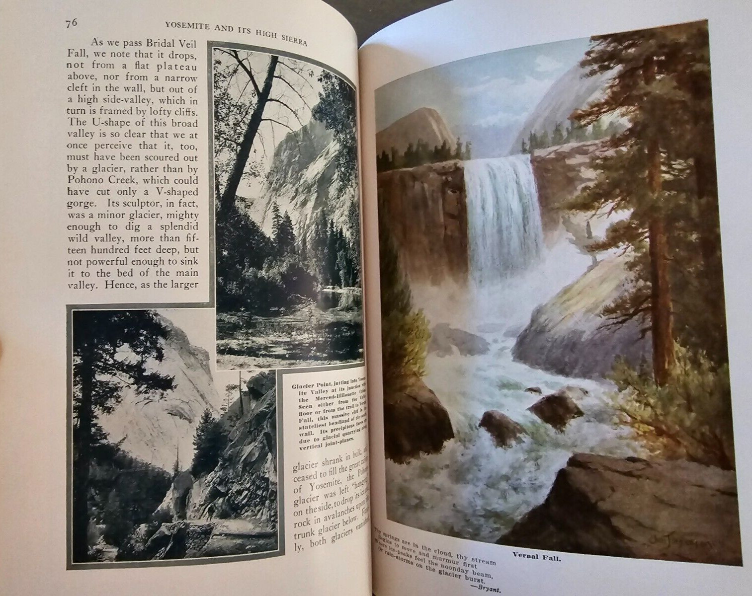 Yosemite & it’s High Sierra, Written by John H. Williams, 1914, Nice!