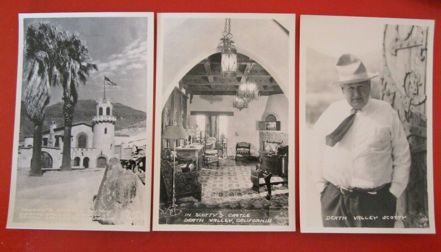VTG DEATH VALLY CALIFORNIA SOUVENIR PICTURE POSTCARDS~12~1950’S