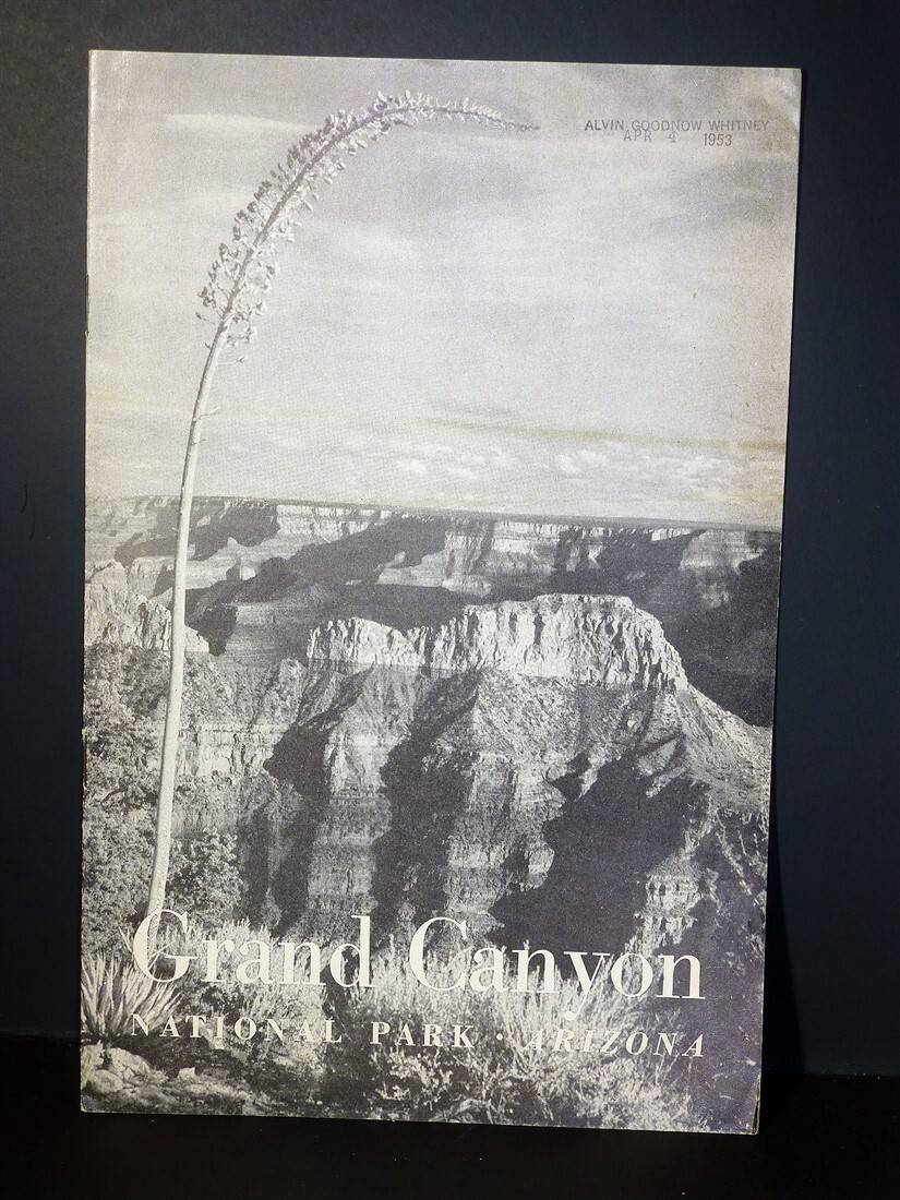 Near mint pamphlet Grand Canyon National Park 1953 Whitney collection 16 pages