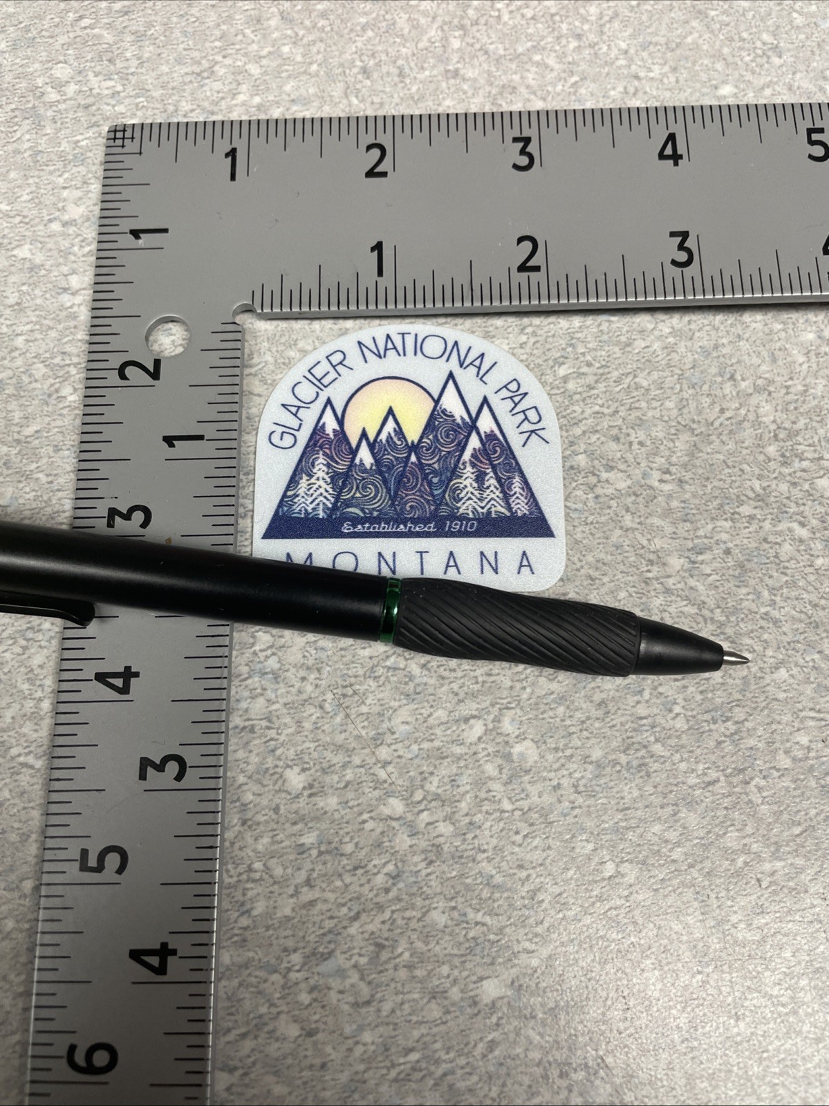Decal. Glacier National Park- 2” – Outdoor – Montana Park