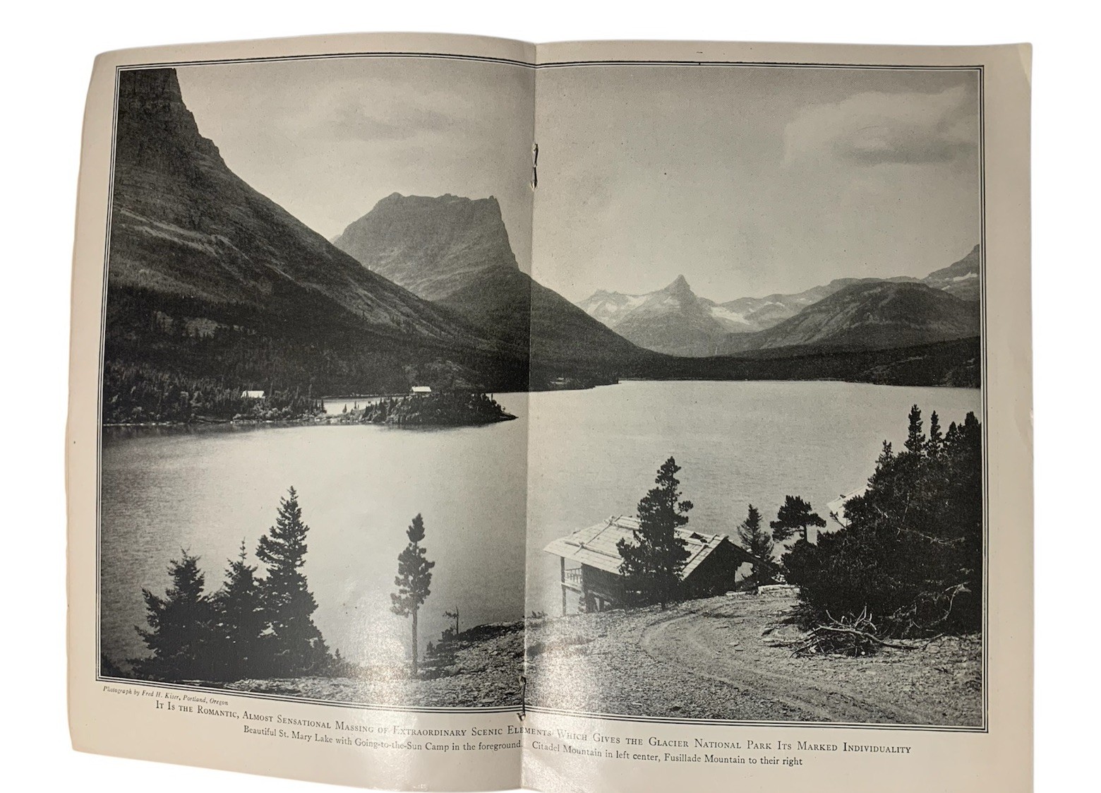 “Glacier” National Park Montana U.S Department of The Interior Booklet