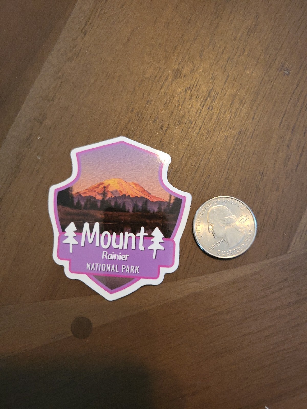 Mount Rainier National Park Sticker Decal