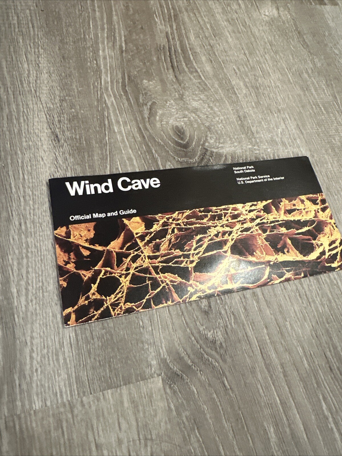 National Park Service Wind Cave Official Map And Guide 1999