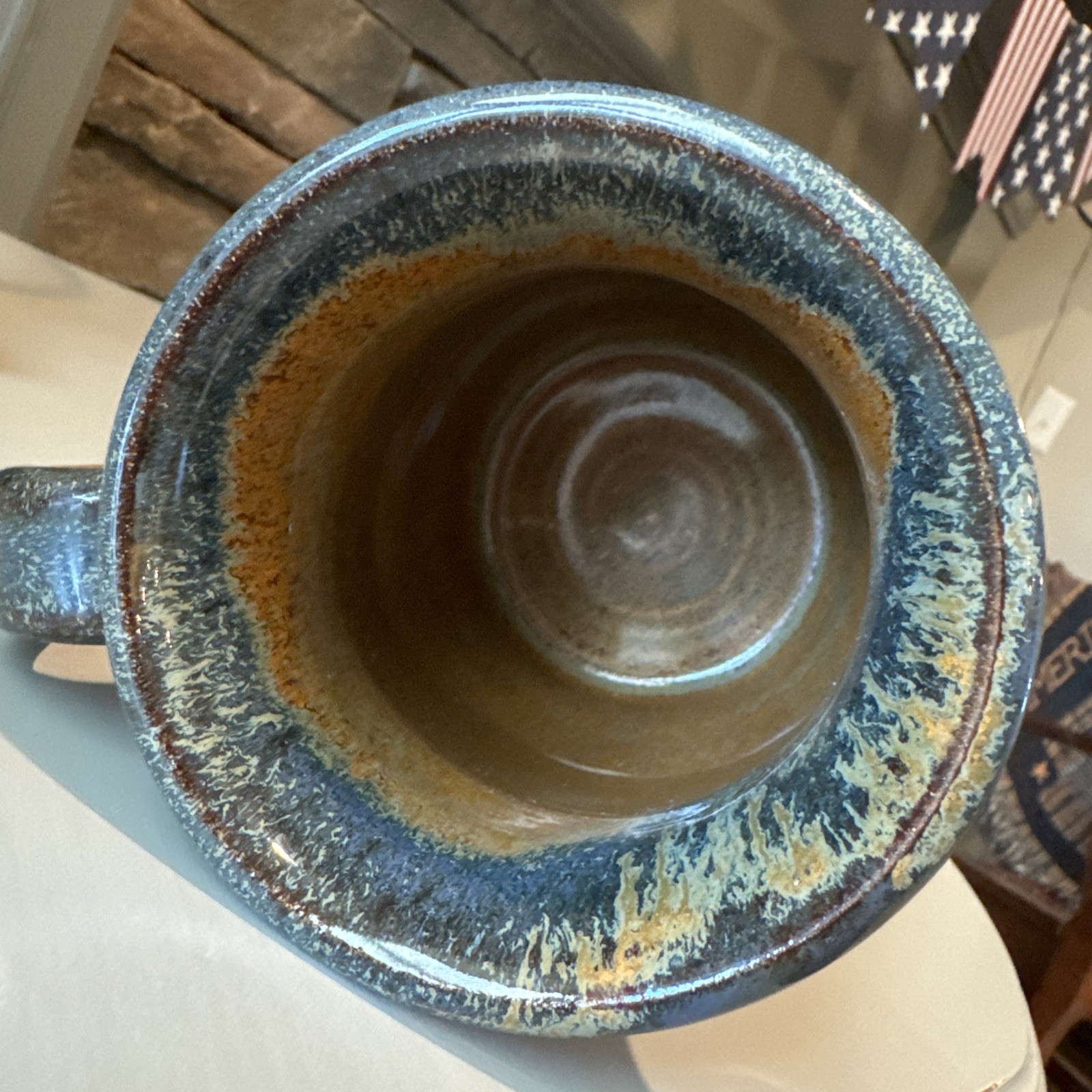Vintage Abraham Lincoln Birthplace National Park Stoneware Coffee Mug Kentucky